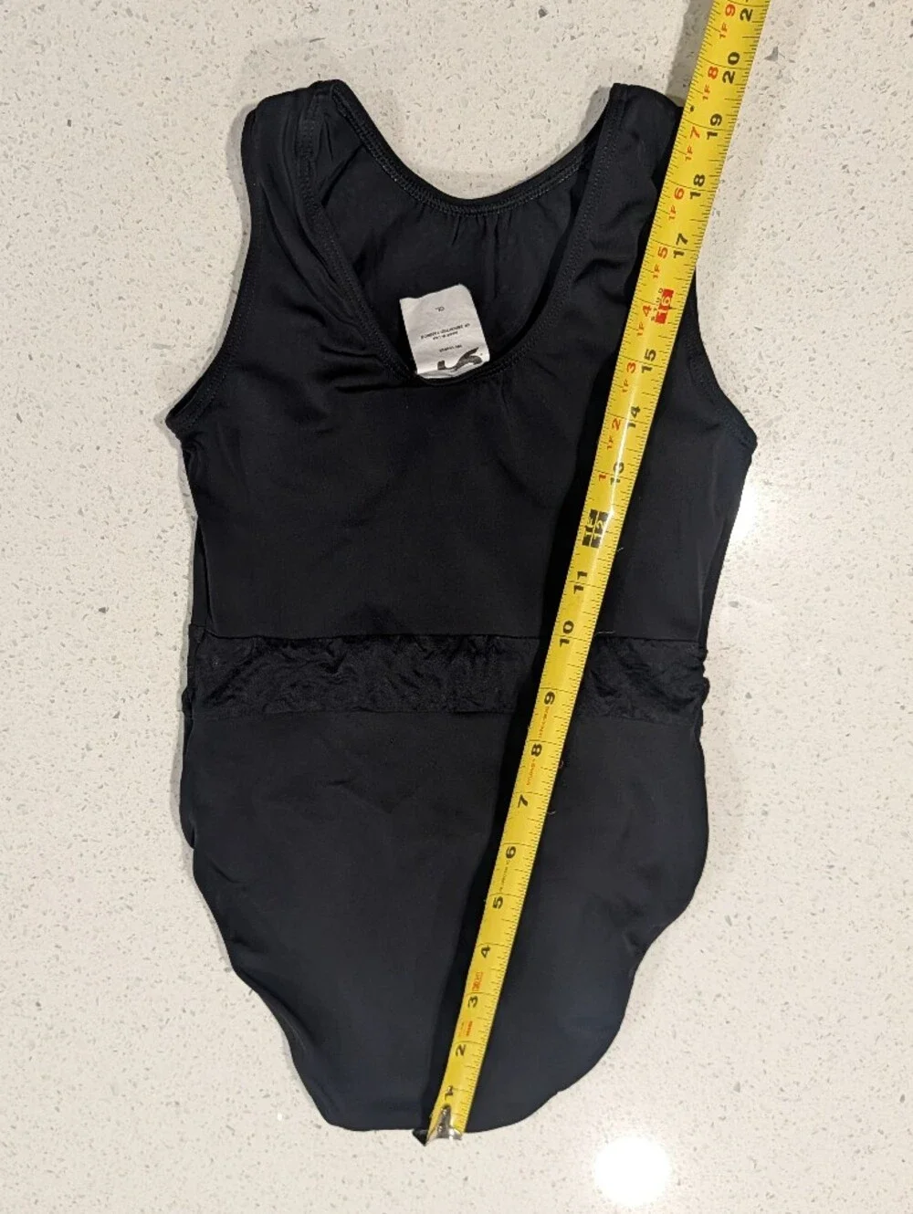 SUNI LEE Olympic GK ELITE Child Large gymnastics dance leotard CLASSIC ELEGANCE